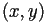 (x,y)
