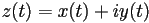 z(t)=x(t)+iy(t)