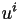 u^i