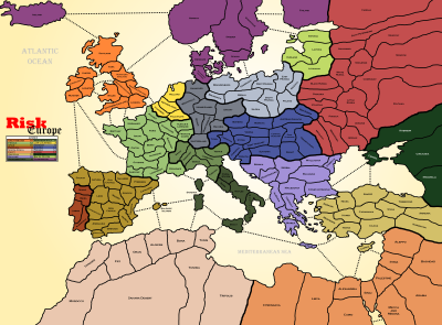 Map of
			Europe
